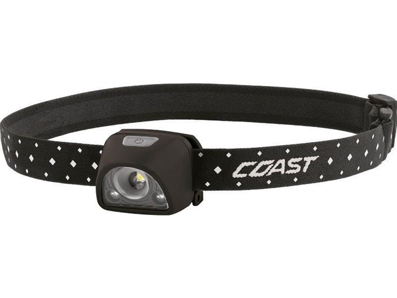 Coast rechargeable headlight fl1r red/white light 200lumens