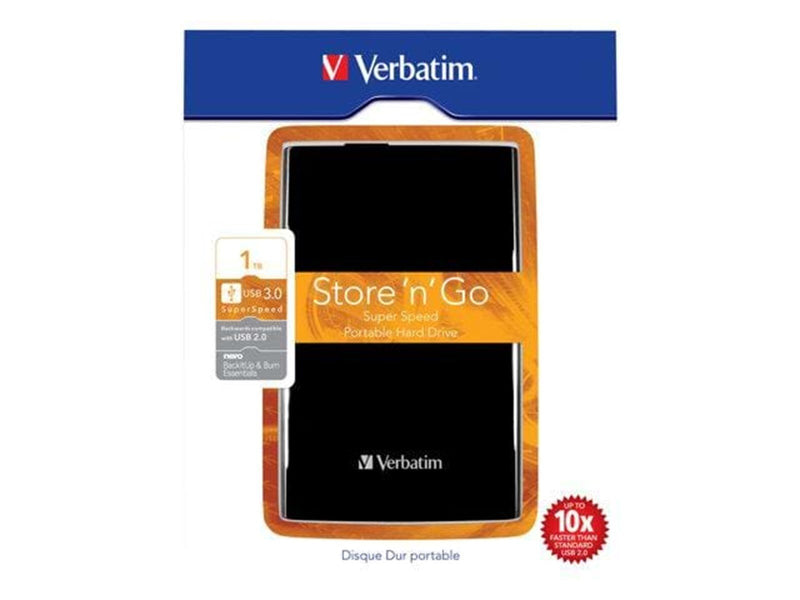 Verbatim Store'n'Go Portable Black - Extern Festplatte - 2TB - Schwarz