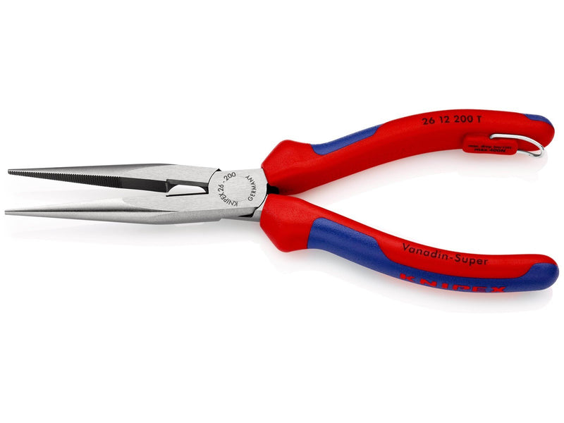 KNIPEX Flachrundzangen mit Schneide, (Storchschnabelzangen)