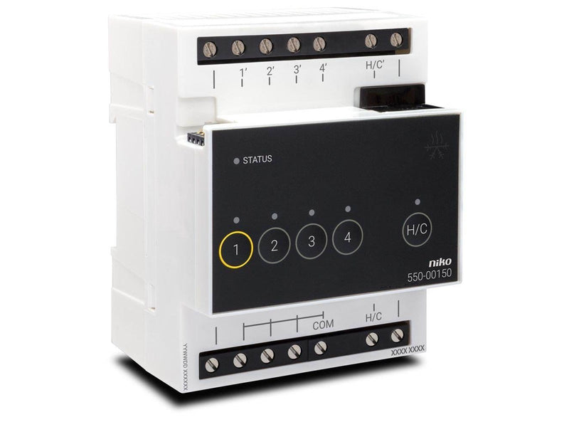 Niko-Servodan Heating or cooling module for niko home control