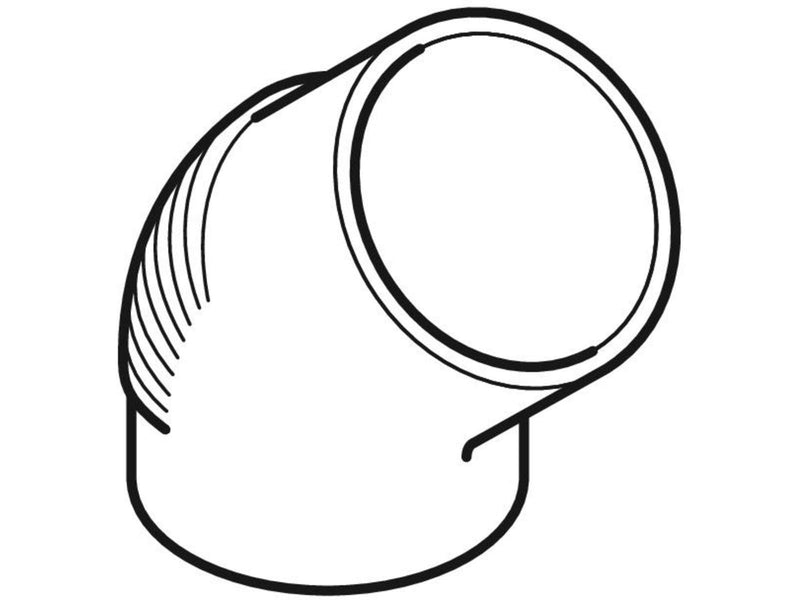 Geberit silent bend 45° 110 mm