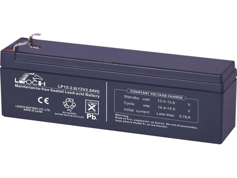 Celltech Lead acid battery 12v -2.6 ah f1