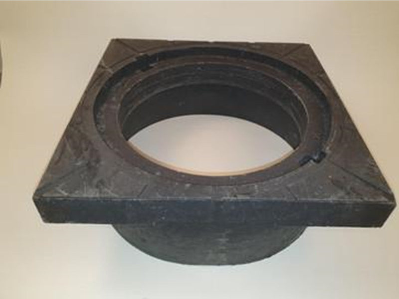 Gavatec Square frame for water meter cover ø400 mm in plastic