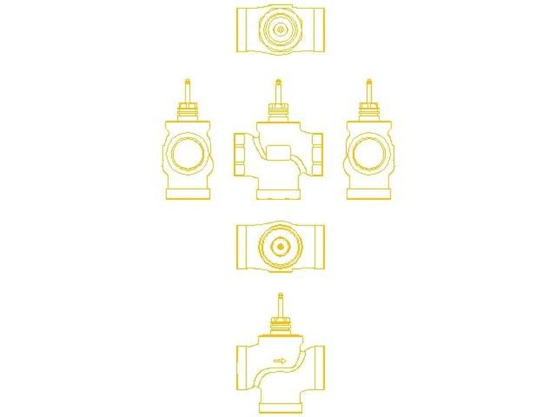 Danfoss vrb3 32 3-way seated valve kvs 16