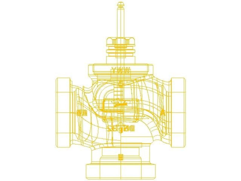 Danfoss vrb3 32 3-way seated valve kvs 16