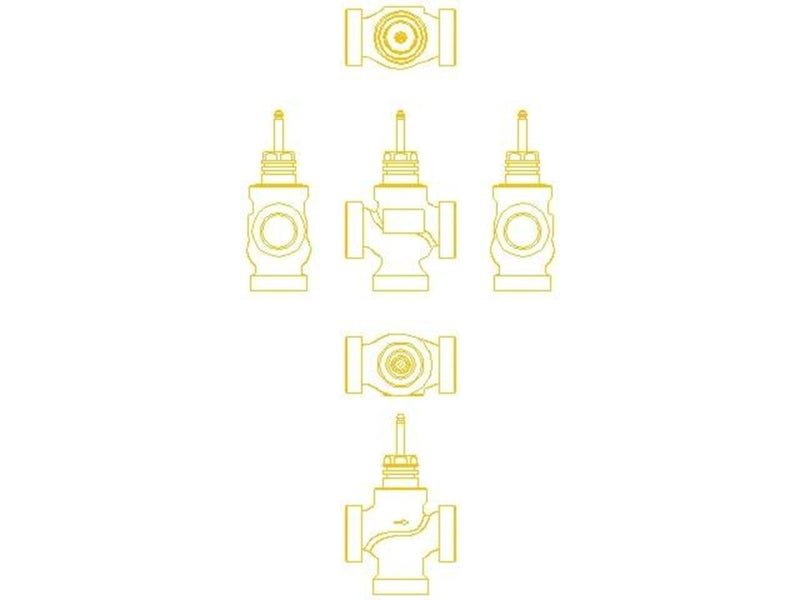 Danfoss vrb3 25 3-way seated valve kvs 10