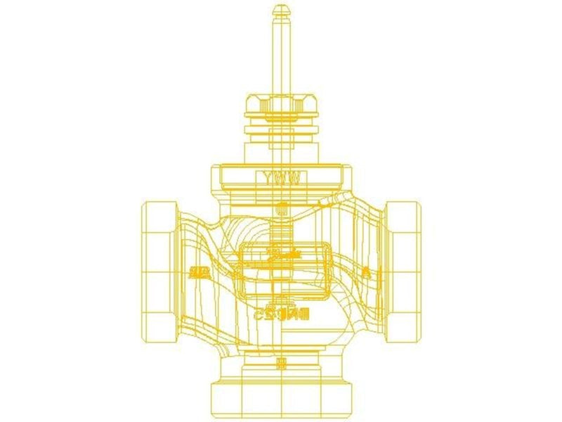 Danfoss vrb3 25 3-way seated valve kvs 10