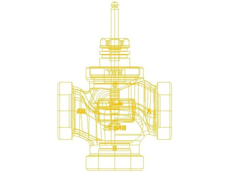 Danfoss vrb3 25 3-way seated valve kvs 10