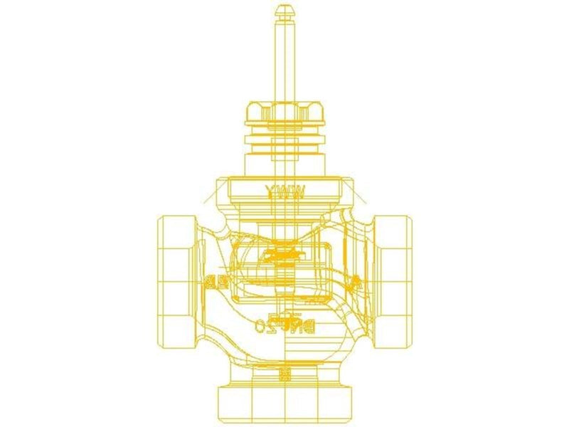 Danfoss vrb3 20 3-way seated valve kvs 6.3