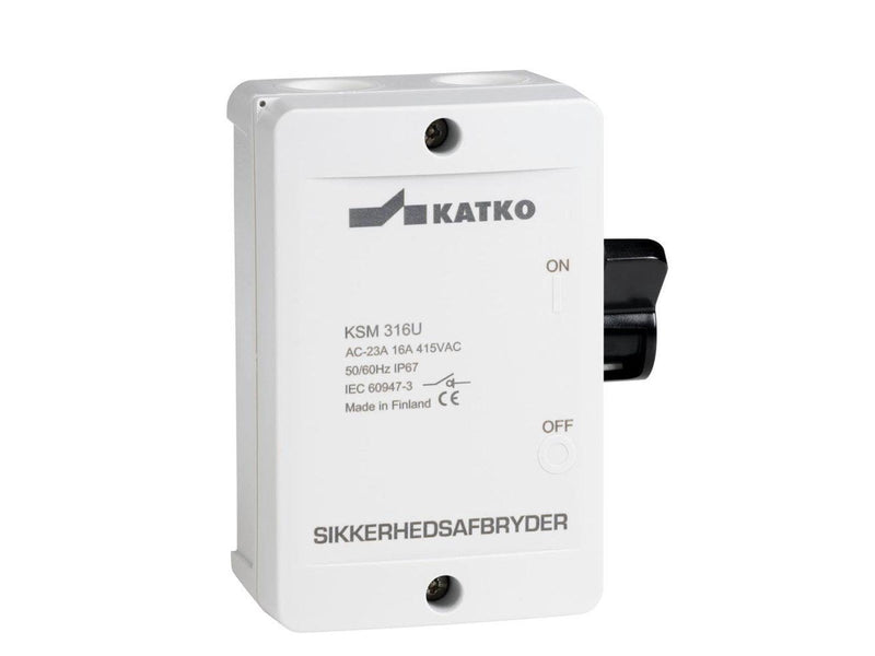 Katko side operated service switch 3 pole + auxiliary switch 25a