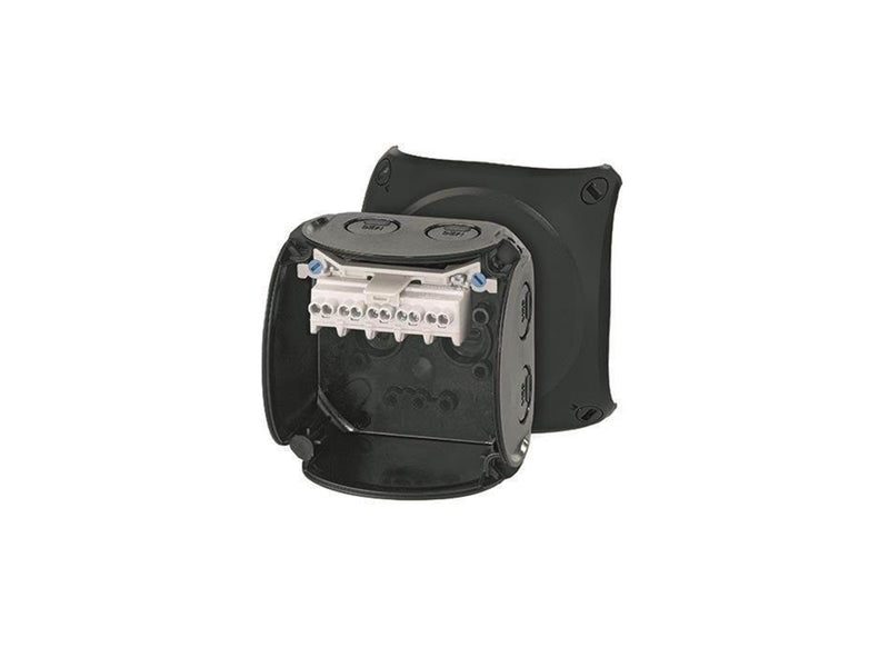 Hensel Kf0202b 93x93 mm black m20 5x1.5-2.5 5mm2