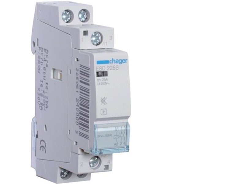 Hager Humfree contactor 25a 2no 24vac 1m