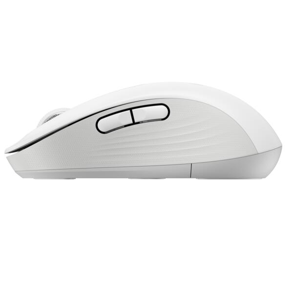Logitech Signature M650L Large Off-White Wireless Maus für die rechte Hand (for Business)