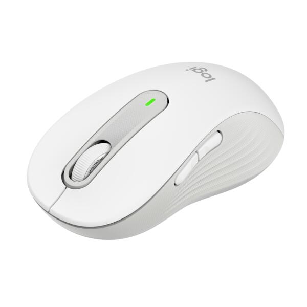 Logitech Signature M650L Large Off-White Wireless Maus für die rechte Hand (for Business)