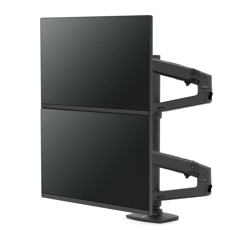 Ergotron LX Dual Monitor Arm - Monitor Tischhalterung mit patentierter CF-Technologie für 2 Displays bis 101,6cm (40')
