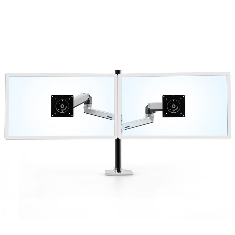 Ergotron LX Dual Monitor Arm - Monitor Tischhalterung mit patentierter CF-Technologie für 2 Displays bis 101,6 cm (40')