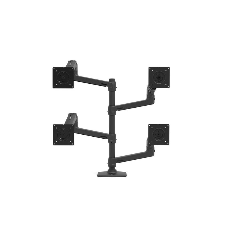 Ergotron Zusatzarm inkl. Ringsatz für LX Monitor Arm in Schwarz