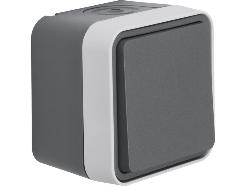 Berker Switch no contact surface mounted grey w1