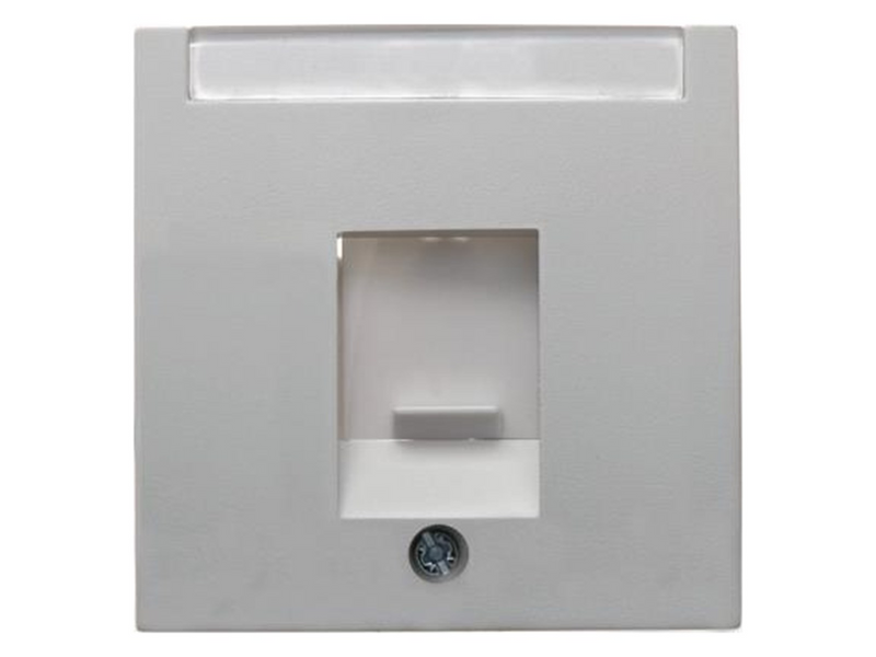 Berker Centre plate with dust protection polar white