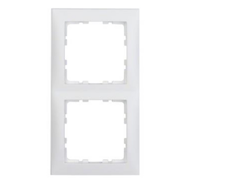 Berker Frame 2gang berker s1 polar white