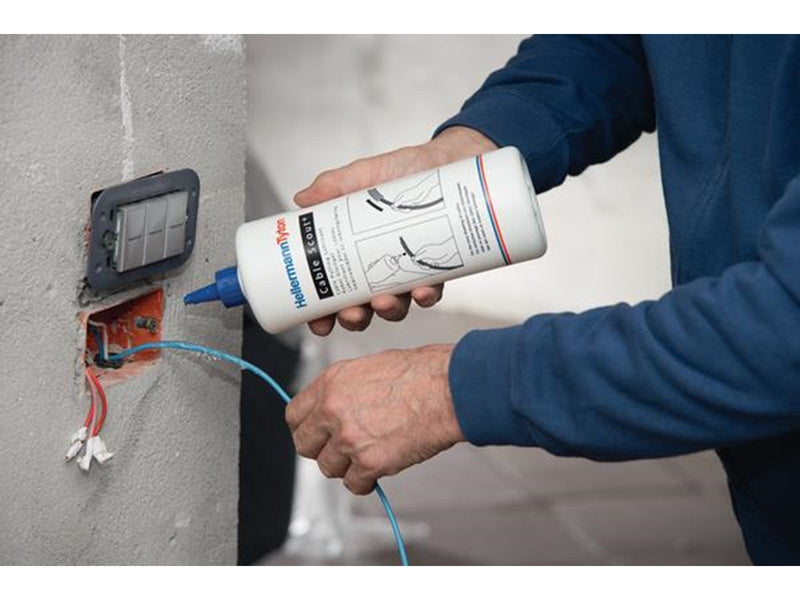 HellermannTyton Cable scout cable pulling lubricant is designed for easy pulling of cables telephone cables and optical fibres i