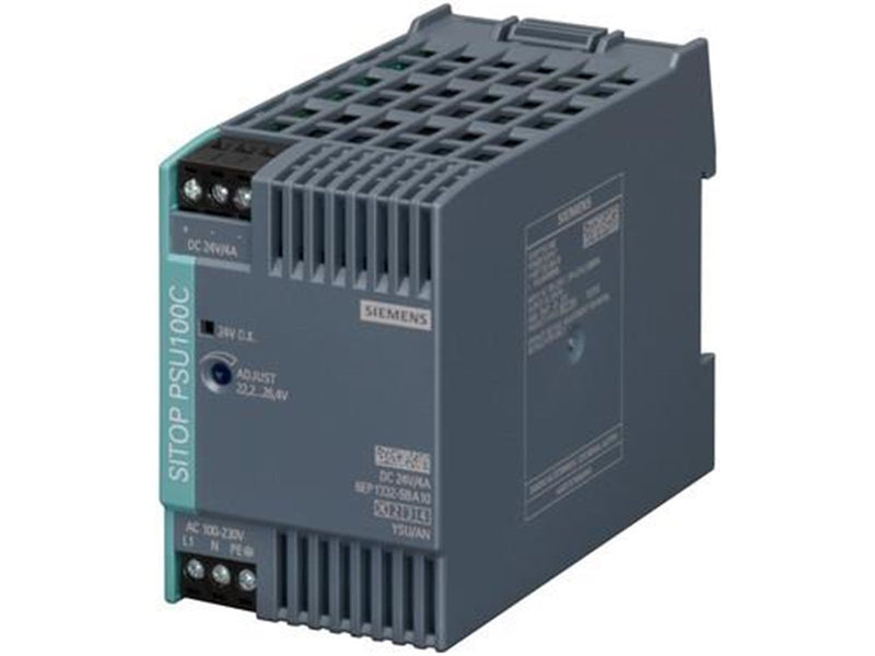 Siemens Sitop psu100c 24v/4 a stabilized power supply input: 1