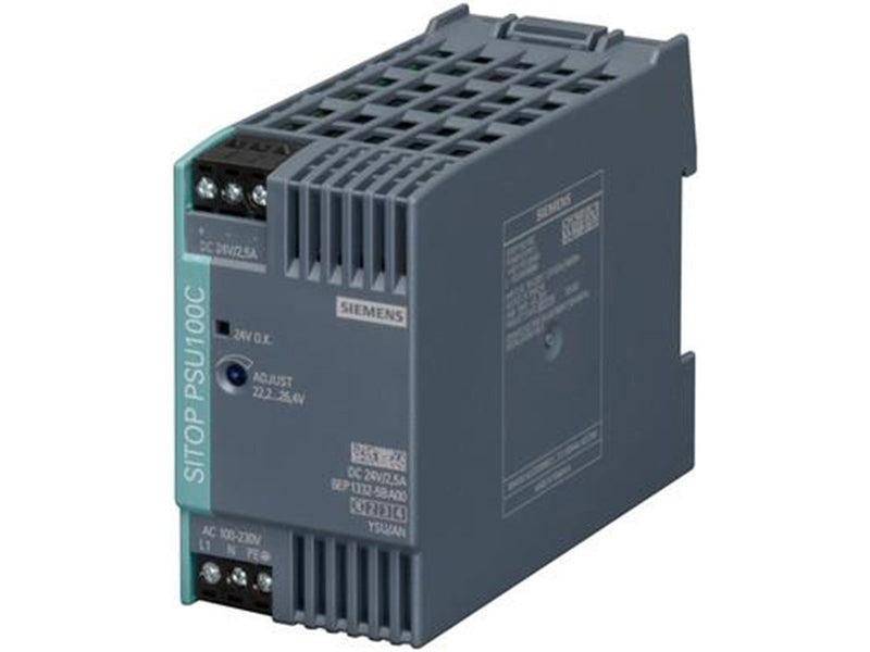 Siemens Sitop psu100c 24v/2.5 a stabilized power supply input: