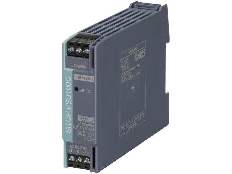 Siemens Sitop psu100c 24 v/0.6 a 6ep1331-5ba00
