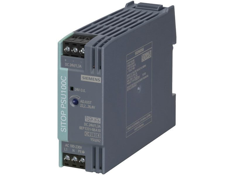 Siemens Sitop psu100c 24 v/1.3 a 6ep1331-5ba10