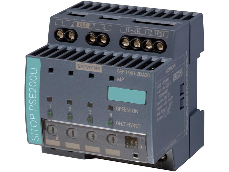 Siemens Sitop pse200u 10 a selectivity module 4-channel input: 24 v dc/40 a