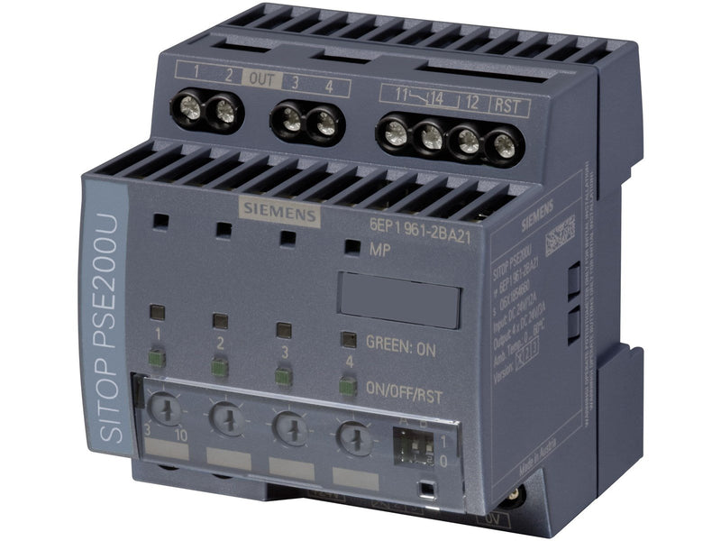 Siemens Sitop pse200u 10 a selectivity module 4-channel input: 24 v dc/40 a