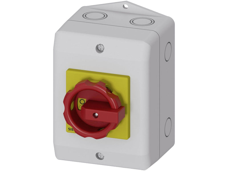 Siemens Sentron switch disconnector 3ld emergency switching-off switch 3- pole iu: 16 a operating power