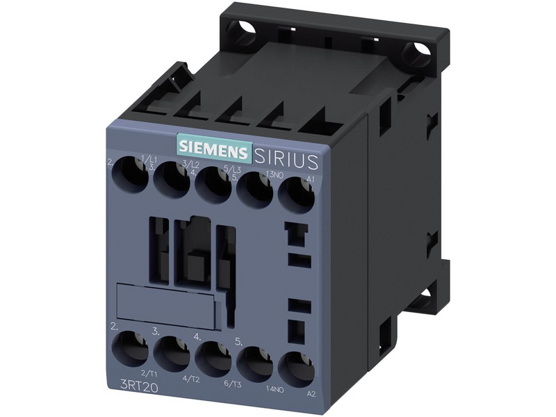 Siemens Power contactor ac-3 7 a 3 kw / 400 v 1 no 24 v ac 50 / 60 hz 3-pole size s00 skrue terminal 3rt2015-1ab01