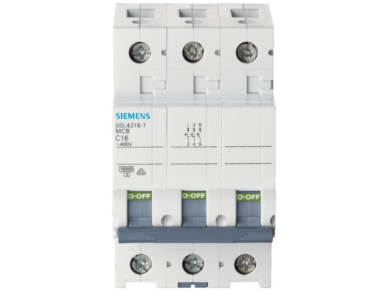 Siemens Circuit breaker 400v 10ka 3-pole c 32a