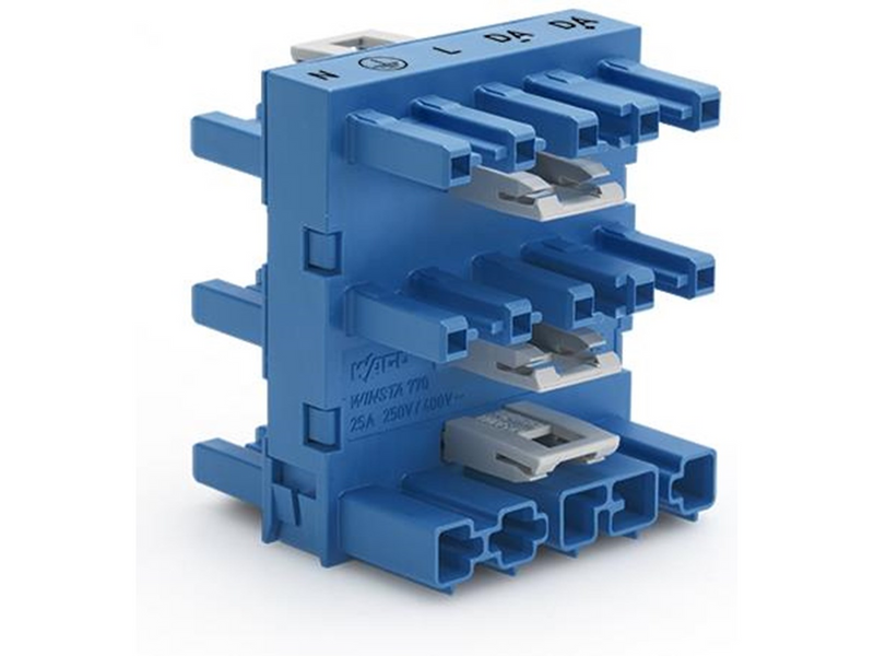 Winsta 5-way distribution connector 5-pole cod. i blue