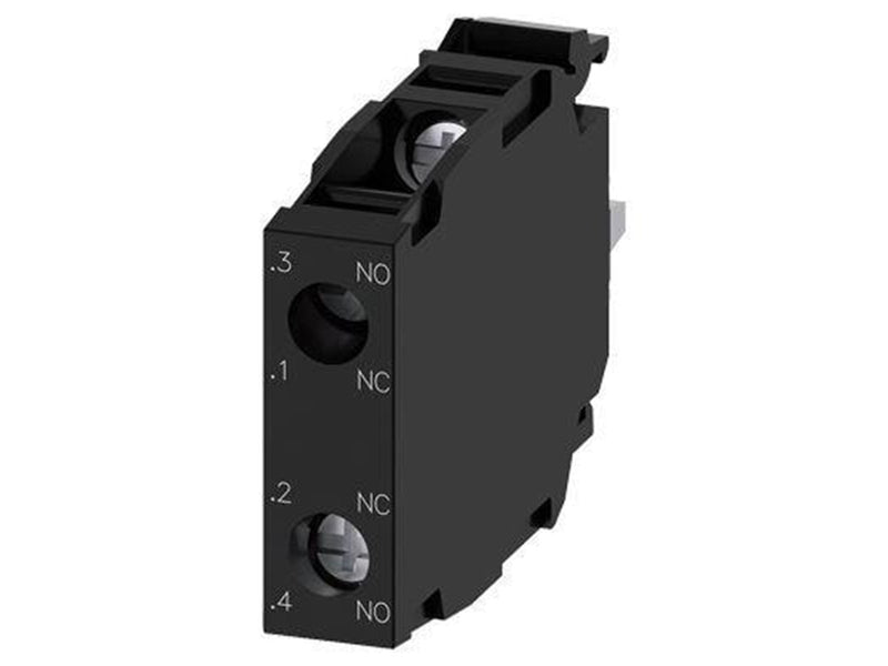 Siemens Contact module with 2 contact elements 1 no+1 nc screw terminal for front plate mounting