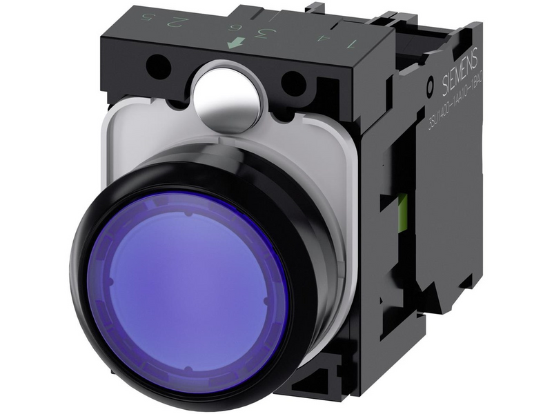 Siemens Illuminated pushbutton blue
