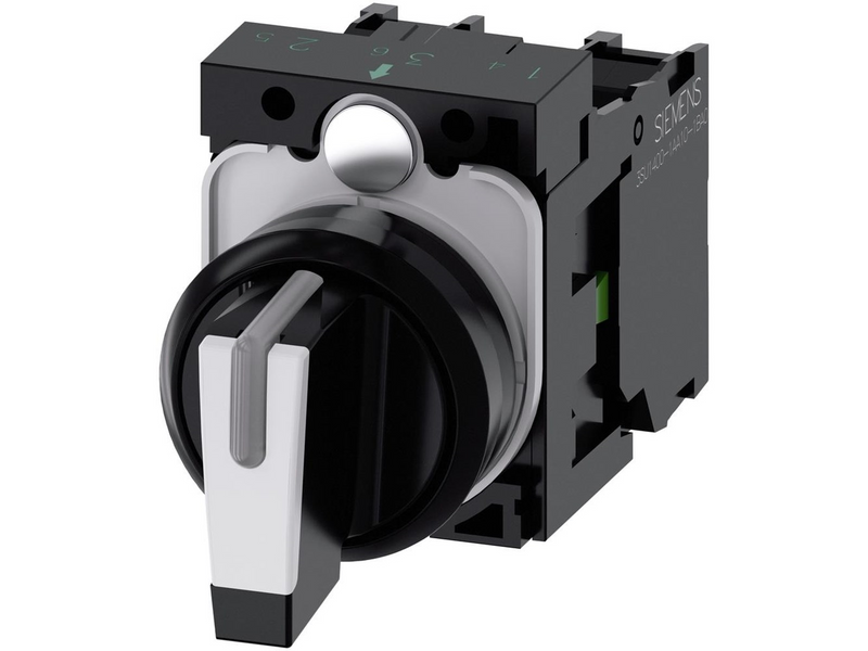 Siemens Selector switch i-o-ii black white