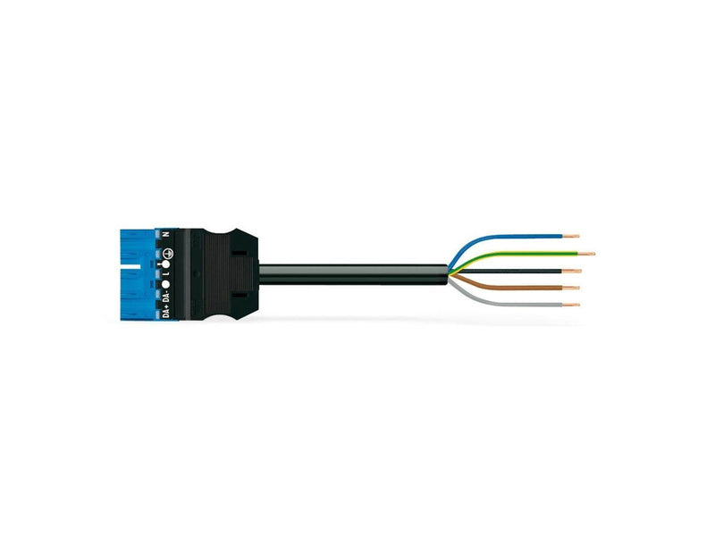 Winsta Connecting cable 3m hf eca plug/open-ended blue
