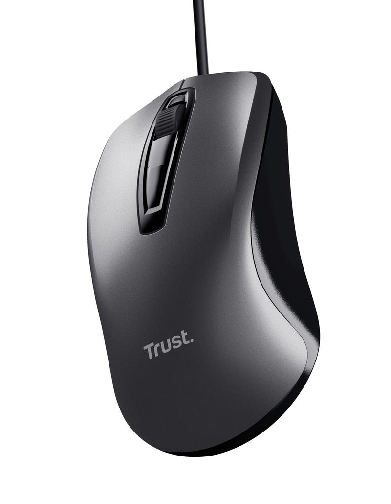 Trust Carve Optische Kabelmaus - Schwarz