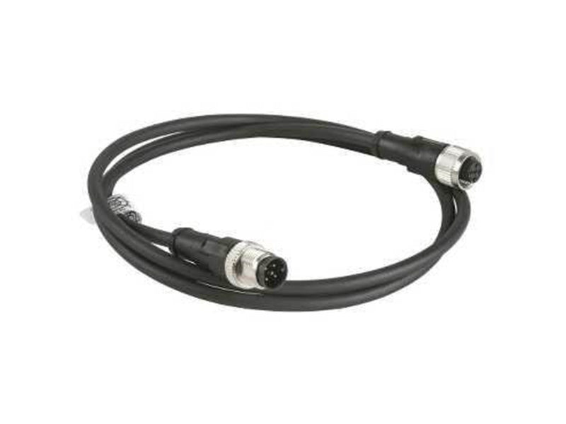 TELEMECANIQUE SENSORS Jumpercable pur m12 5-pin female/male straight 5 meters