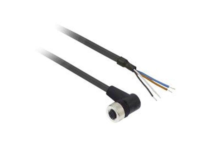 TELEMECANIQUE SENSORS Sensor cable  pur m12 4-pin female angled 2 meters xzcp1241l2