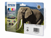 Epson 24XL High Capacity 6-Pack (Black Yellow Cyan Magenta Light-Magenta Light-Cyan) Ink - Tintenpatrone Cyan, Magenta, Gelb, Helles Cyan, Helles Magenta