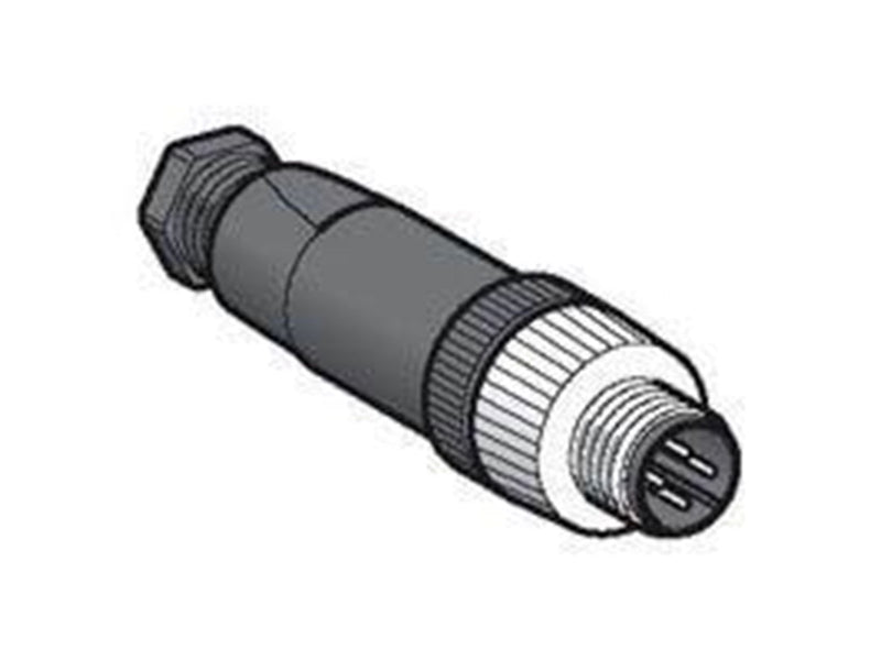 TELEMECANIQUE SENSORS Plug m12  mal straight connector 4pin