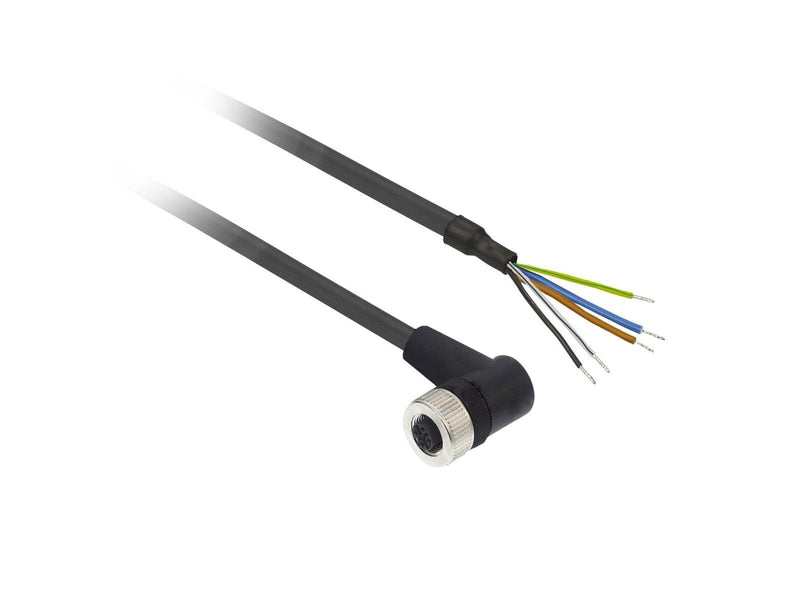 TELEMECANIQUE SENSORS Sensor cable  pur m12 5-pin female angled 10 meters xzcp1264l10