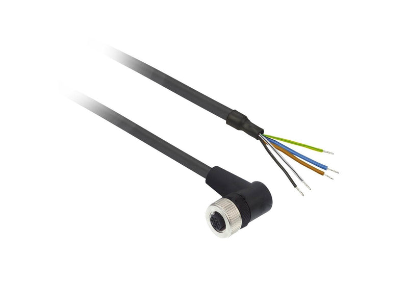 TELEMECANIQUE SENSORS Sensor cable  pur m12 5-pin female angled 10 meters xzcp1264l10
