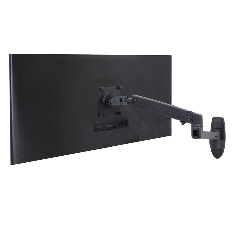 Ergotron LX Monitor Arm in Schwarz - Wandhalterung mit patentierter CF-Technologie für Bildschirme bis 86,36cm (34 Zoll)
