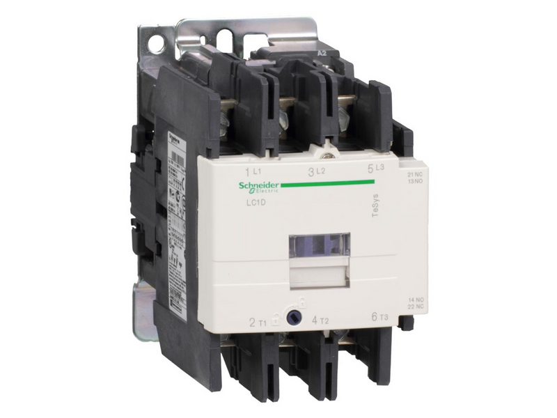 Schneider Electric Tesys d contactor lc1d80p7 3p 80a ac-3 37kw@400v 1no+1nc aux contact 230v 50/60hz ac coil