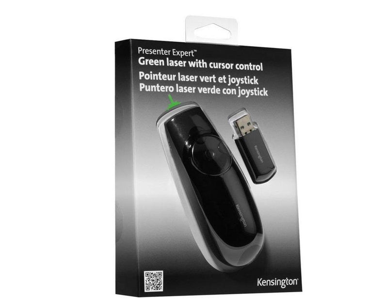 Kensington Presenter Expert™ mit grünem Laser, Schwarz