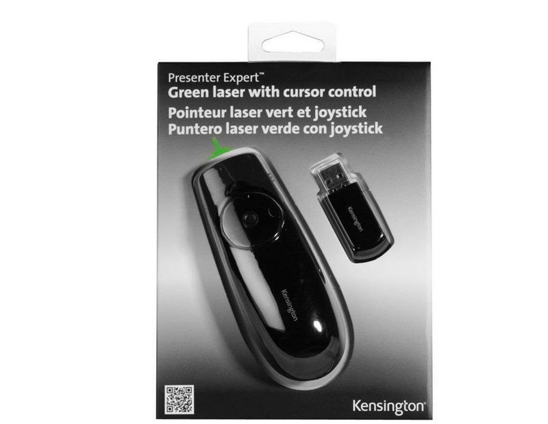 Kensington Presenter Expert™ mit grünem Laser, Schwarz
